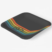  1975 Retro Design papier borden Papieren Bordje (Gebogen)