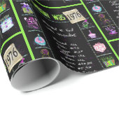 1976 Geboortejaar Trivia Cadeaupapier (Rol Hoek)