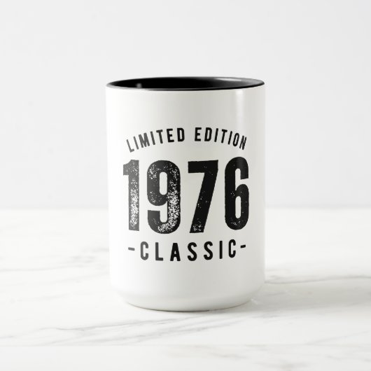 1976 Klassiek Geboorte Jaar Mok (Midden)