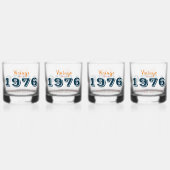 1976 Limited Edition 50e verjaardag Whisky Glas (Achterkant)