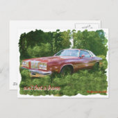 1976 Oldsmobile Cutlass Opperste Coupe. Briefkaart (Voorkant / Achterkant)