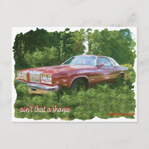 1976 Oldsmobile Cutlass Opperste Coupe. Briefkaart