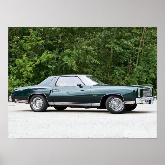 1977 Chevrolet/Chevy Monte Carlo Poster (Voorkant)