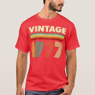 1977 gedenkteken op jaardag 44 jaar oud t-shirt