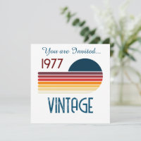  1977 Retro Stripe Zon 50e Verjaardag