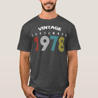 1978  Birthday Gif T-shirt