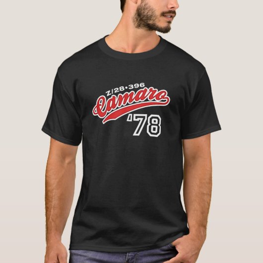1978 CAMARO-script T-shirt (Voorkant)