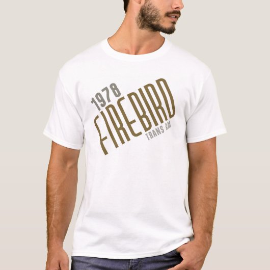 1978 FIREBIRD TransAm - Gold Poly T-shirt (Voorkant)