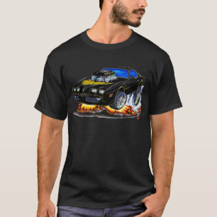 1979-1981 Trans Am Black-Gold-auto T-shirt