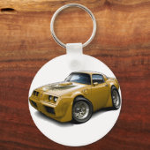 1979-1981 Trans Am Gold Car Sleutelhanger (Voorkant)