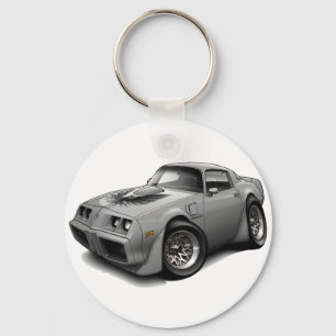 1979-1981 Trans-AM grijze auto Sleutelhanger