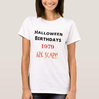 1979 halloween verjaardag t-shirt