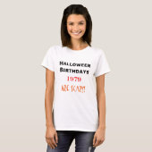 1979 halloween verjaardag t-shirt (Voorkant volledig)