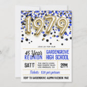 1979 High School College Reunion Uitnodiging (Voorkant)