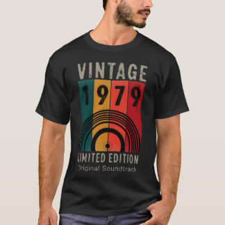 1979 Original Soundtrack 45nd Birthday Musichem bo T-shirt