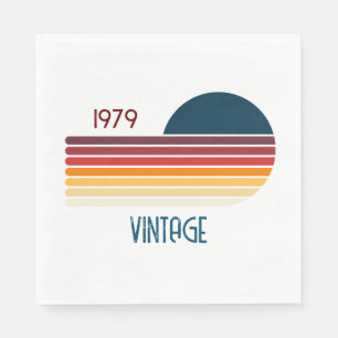 1979 Retro Stripe Sun Servet