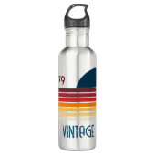1979 Retro Stripe Sun Waterfles (Voorkant)