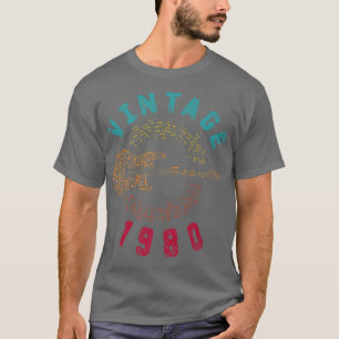 1980 Birthday Limited Edition Guitar Music T-shirt