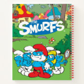 1980 Classic Cartoon Smurf Spiral Carnet 8,5x11 (Dos)