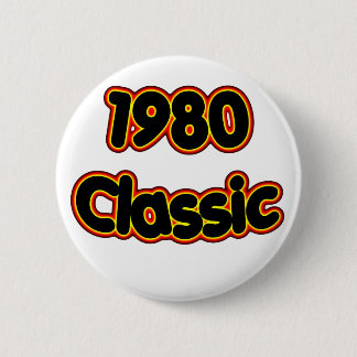 1980 Klassiek Ronde Button 5,7 Cm