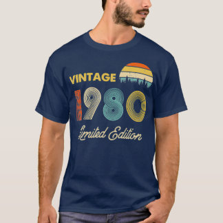 1980 Limited Edition 40th Birthday T-shirt