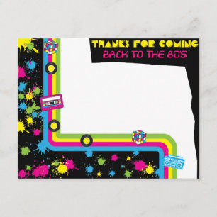 1980 Totalement génial Carte de remerciements du P