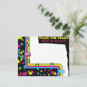 1980 Totalement génial Carte de remerciements du P (Debout devant)