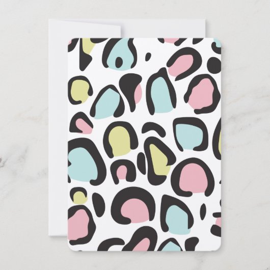 1980s Dierlijk afdrukpatroon (Voorkant)