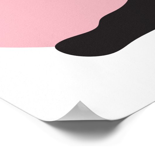 1980s Dierlijk afdrukpatroon Poster (Hoek)