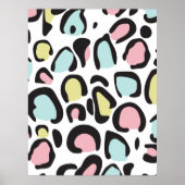 1980s Dierlijk afdrukpatroon Poster (Voorkant)