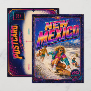 1980s New Mexico ansichtkaart 80s retro Briefkaart