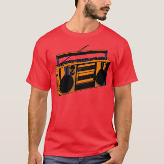 1980s Old School Retro Boombox Radio T-Shirt