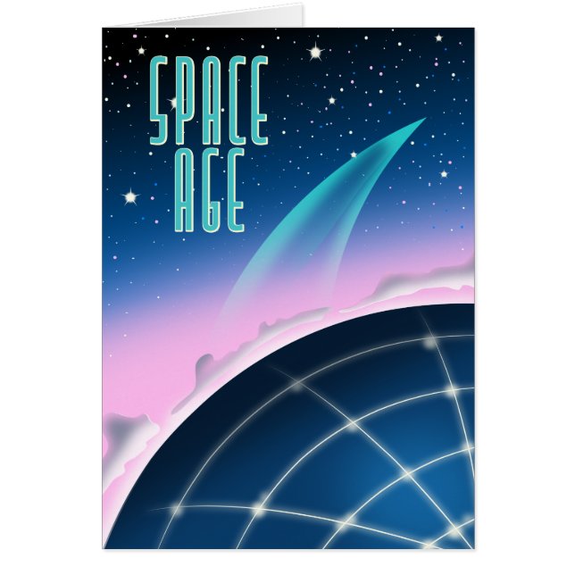 1980s ruimte race poster (Voorkant)