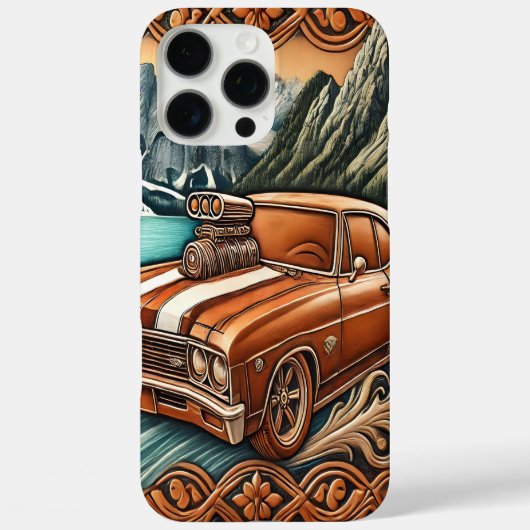 1980s Spierwagen in de bergen Case-Mate iPhone Case (Achterkant)