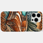 1980s Spierwagen in de bergen Case-Mate iPhone Case (Achterkant (horizontaal))