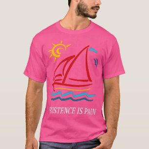 1980s  stijl bestaan is Pain Aesthetic SA T-shirt