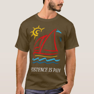 1980s  stijl bestaan is Pain Aesthetic SA T-shirt
