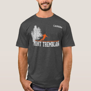 1980s Style Mont Tremblant kan kiën T-shirt