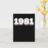 1981 3 KAART (Gele Bloem)