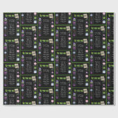 1981 Geboortejaar Trivia Cadeaupapier (Vlak)