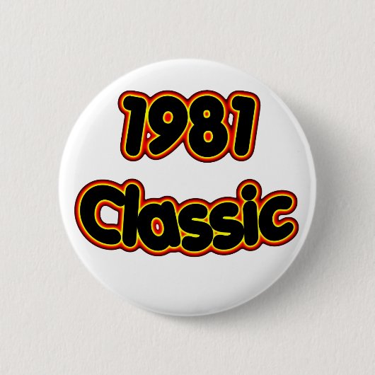 1981 Klassiek Ronde Button 5,7 Cm (Voorkant)