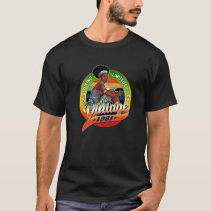 1981 Maandag Vrouwen 40 jaar Oude 40e geboorte T-shirt