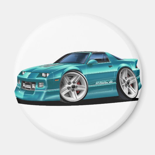 1982-92 Camaro Blauwgroen auto Magneet (Voorkant)