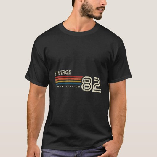 1982 Borststreep T-shirt (Voorkant)