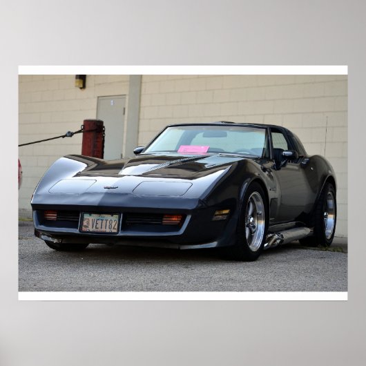 1982 C3 Corvette Poster (Voorkant)