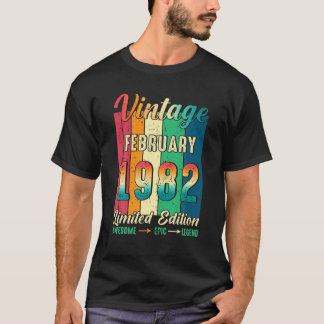 1982 Vintage op zondag 40 jaar T-shirt