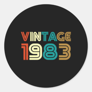 1983 40ste ronde sticker