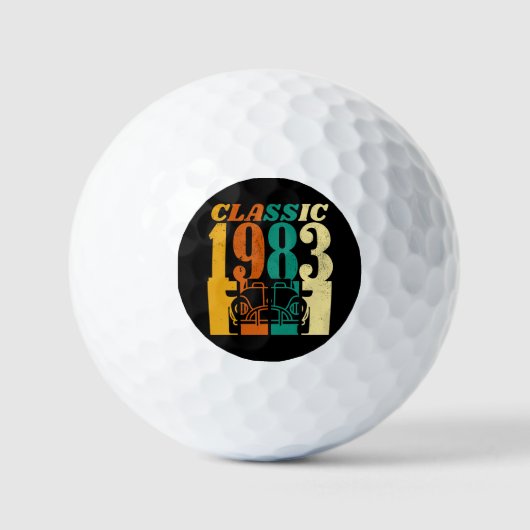 1983 42e verjaardag golfballen (Voorkant)