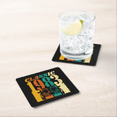 1983 42e verjaardag vierkante kartonnen onderzetter (Insitu)