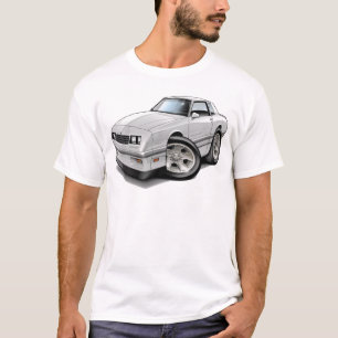 1983-88 Monte Carlo White-Grey Car T-shirt